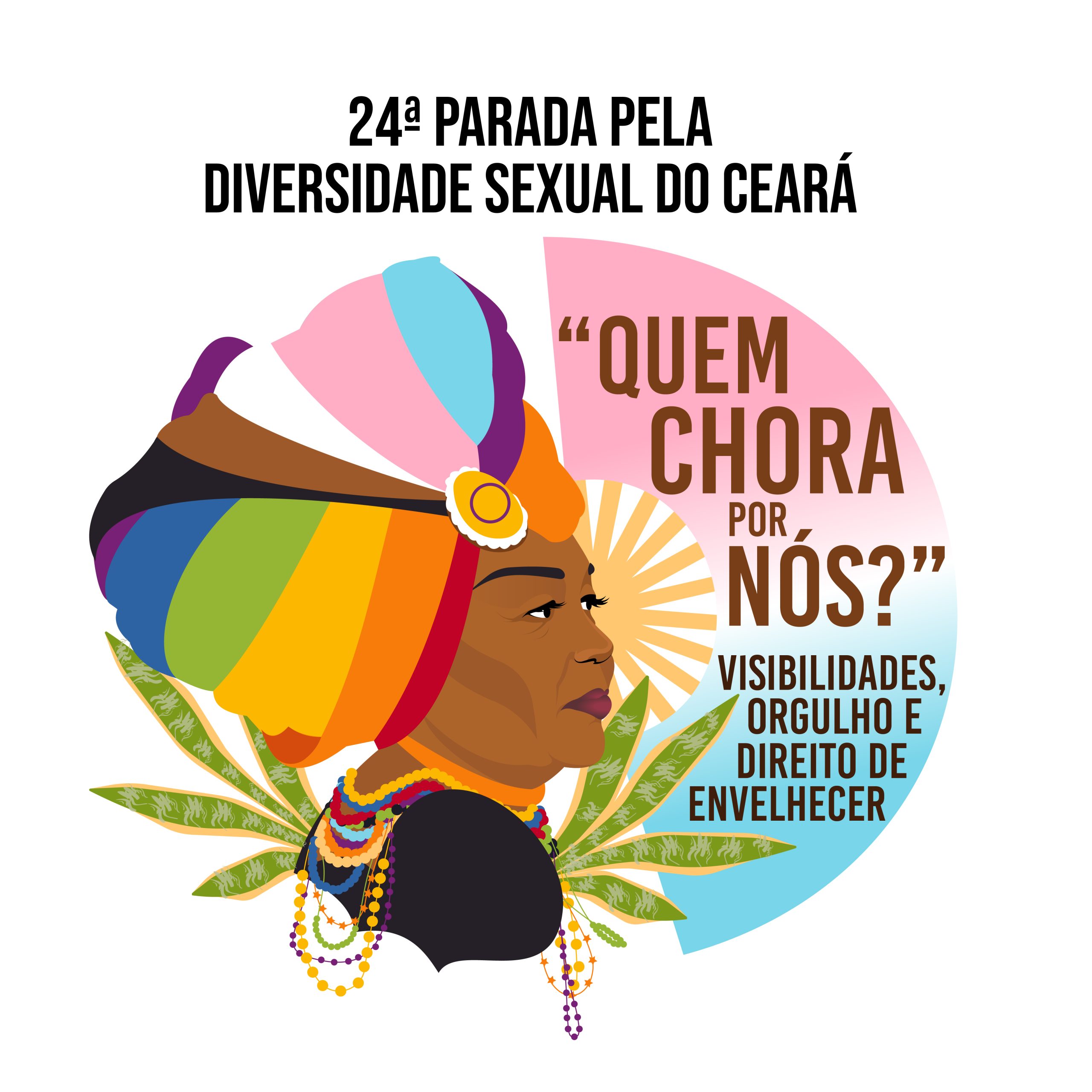Identidade visual da 24ª Parada – tema Quem chora por nós?